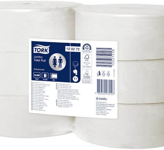 Toiletpapir Tork T1 2-lag