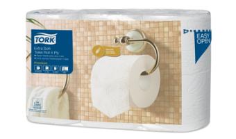 Toiletpapir Tork T4 4-lag Soft
